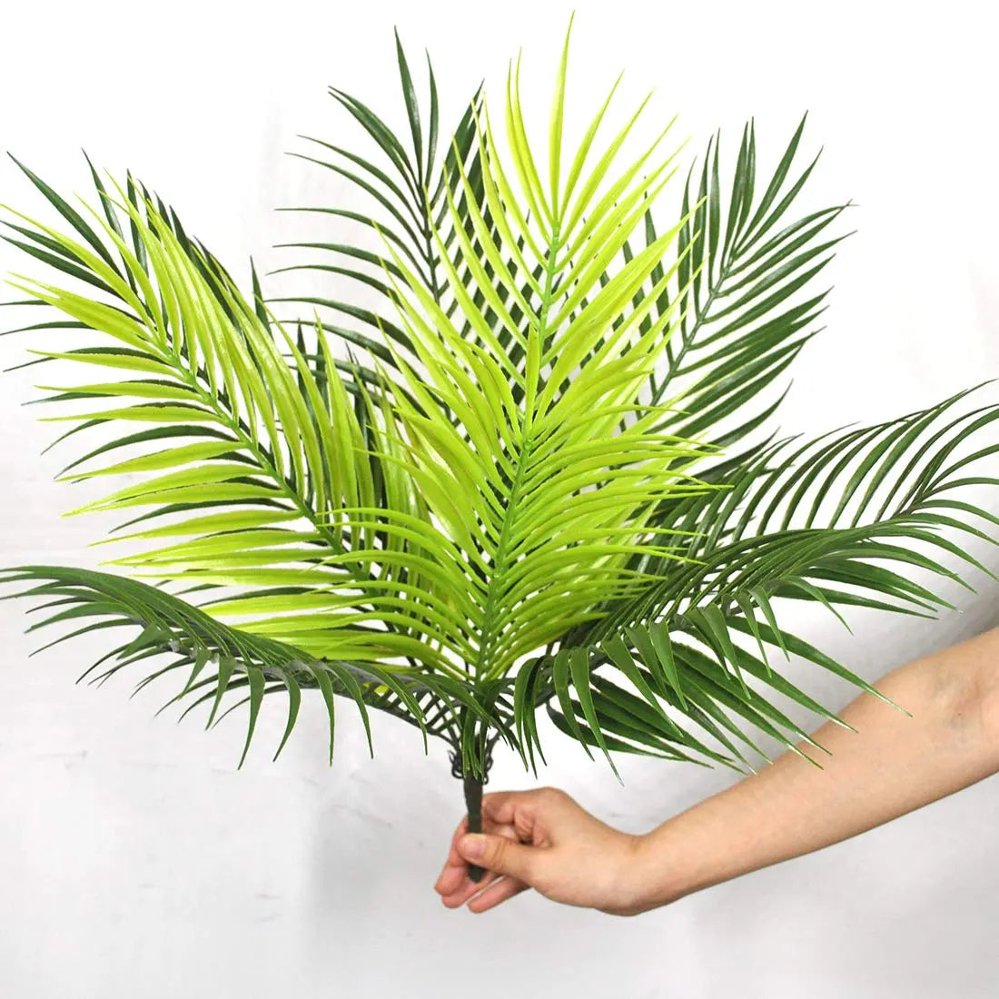 Artificial Areca Palm Plant 9 Leaves Palm Tree 50 cm Tall, Pack of 1