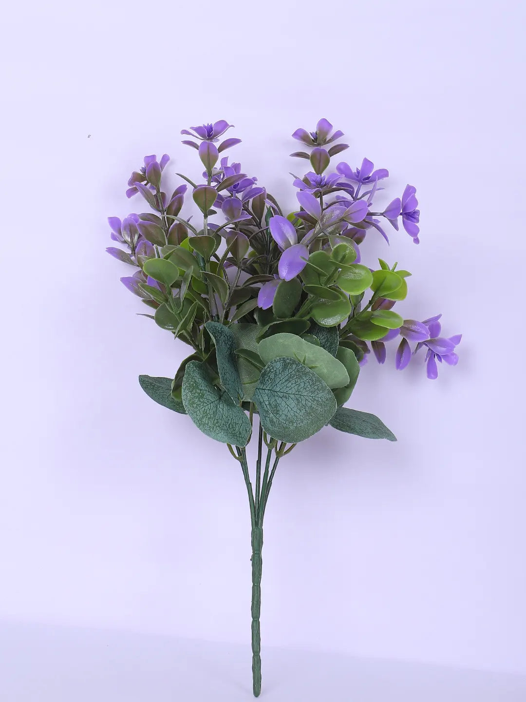 Artificial Green Eucalyptus Bouquets For Wedding Floral Arrangement (30 cm Tall, Without Pot, Pack of 3)