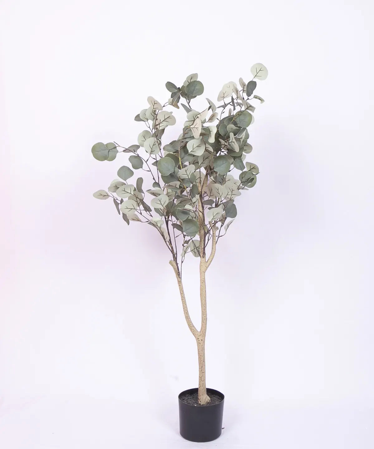 Artificial Eucalyptus potted plant, outdoor and indoor (110 cm Tall, Green)