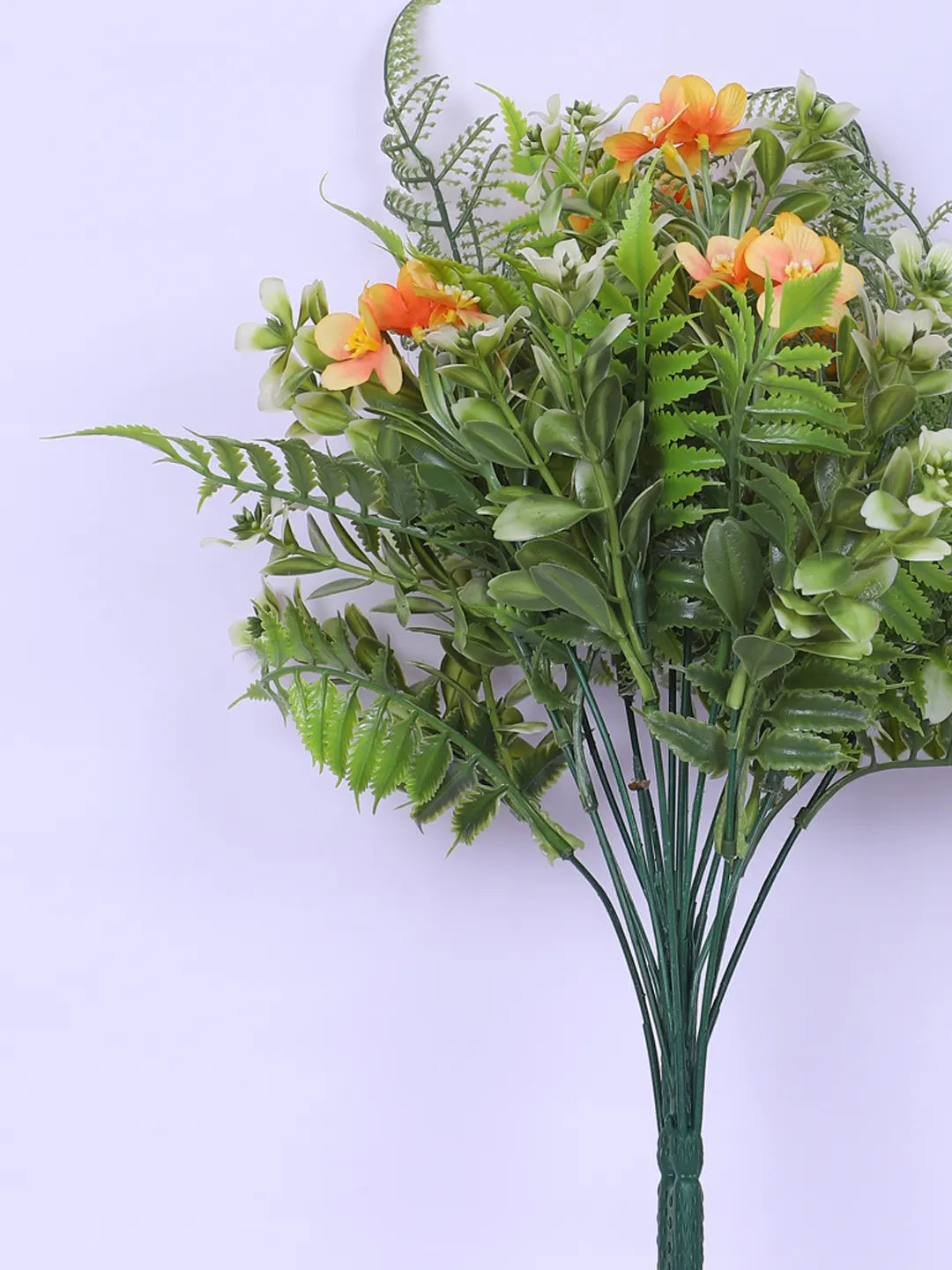 Artificial Green with Flower Bouquets for Wedding Floral Arrangement (40 cm Tall, Without Pot, Pack of 3)
