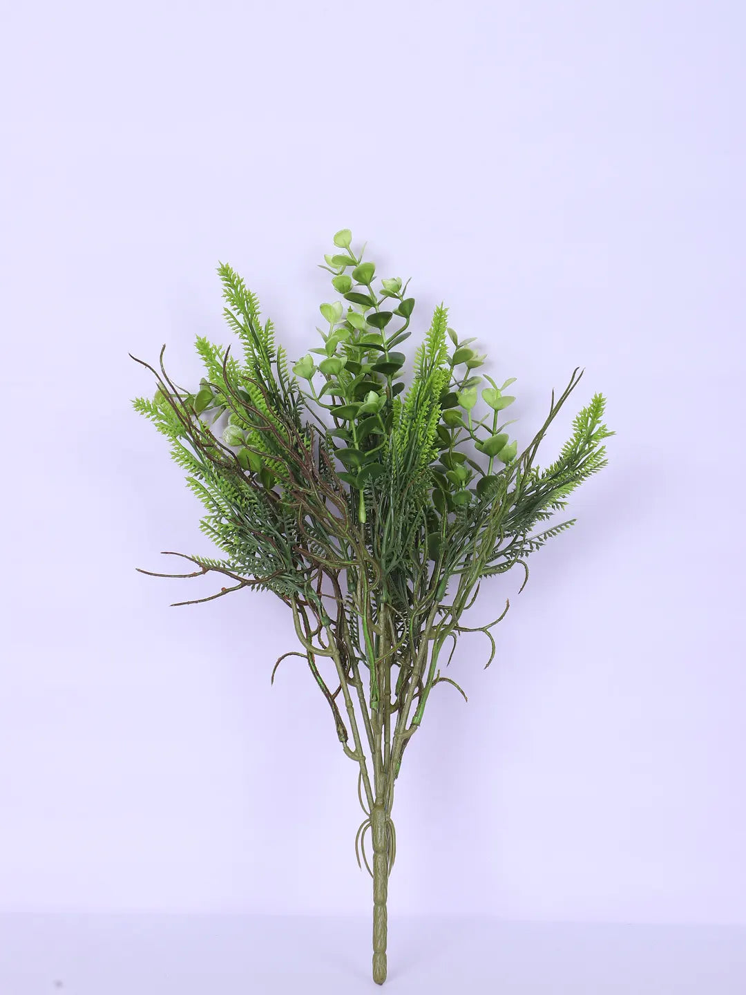 Artificial Eucalyptus Bouquets for Wedding Floral Arrangement (40 cm Tall, Without Pot, Pack of 3, Multicolor)