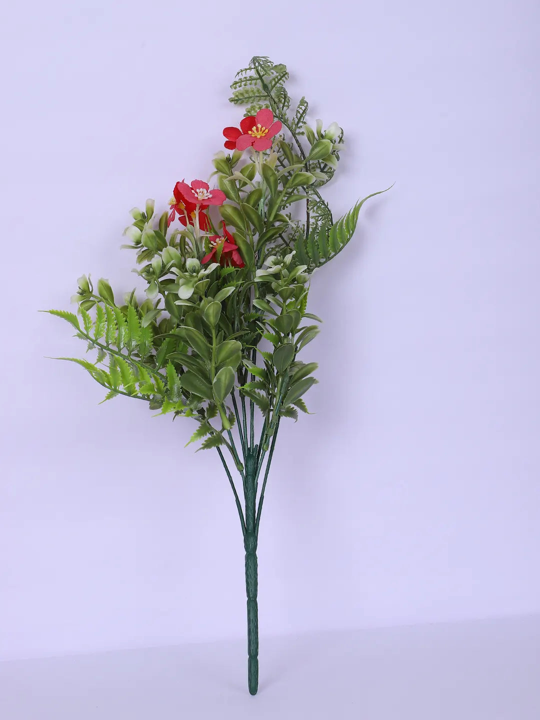 Artificial Green with Flower Bouquets for Wedding Floral Arrangement (40 cm Tall, Without Pot, Pack of 3)