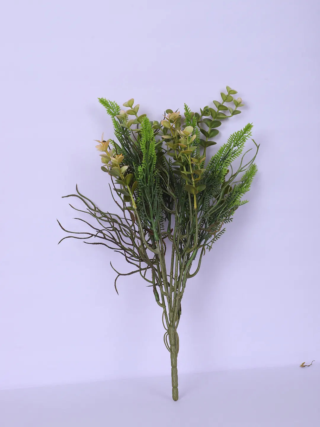 Artificial Eucalyptus Bouquets for Wedding Floral Arrangement (40 cm Tall, Without Pot, Pack of 3, Multicolor)