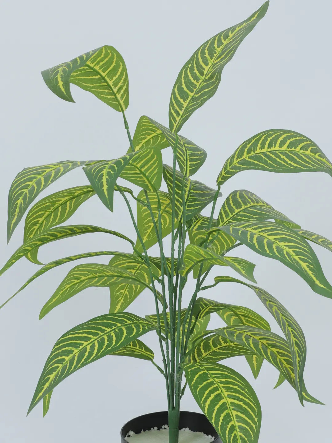 Artificial Yellow Croton Plants for Interior Decor/Home Decor/Office Decor|26 Leaves (with Pot, 70 cm Tall)