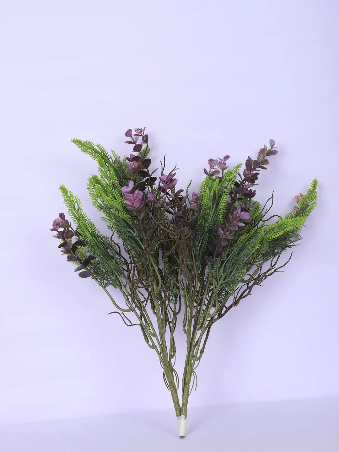 Artificial Eucalyptus Bouquets for Wedding Floral Arrangement (40 cm Tall, Without Pot, Pack of 3, Multicolor)