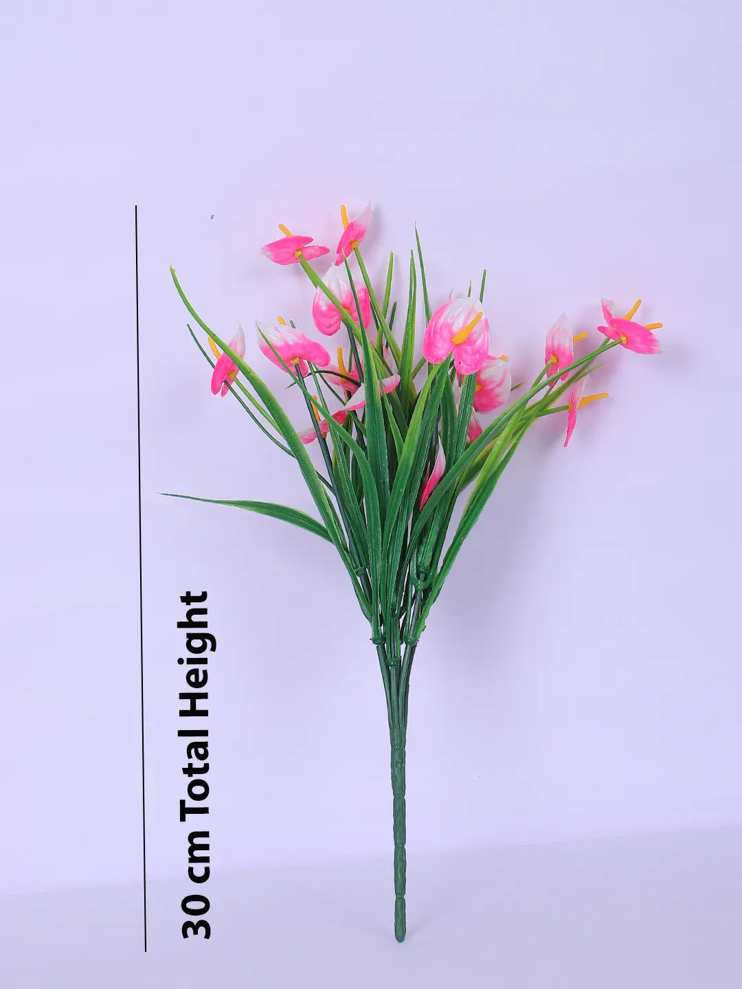 Artificial Calla Lily Flower Bouquets Wedding Floral Arrangement (30 cm Tall, Pack of 3, Pink)