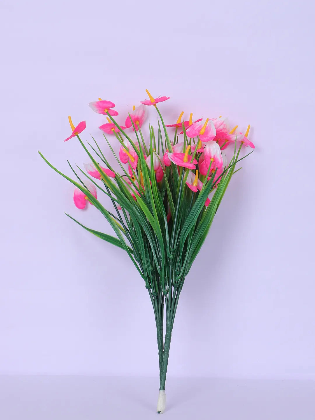 Artificial Calla Lily Flower Bouquets Wedding Floral Arrangement (30 cm Tall, Pack of 3, Pink)