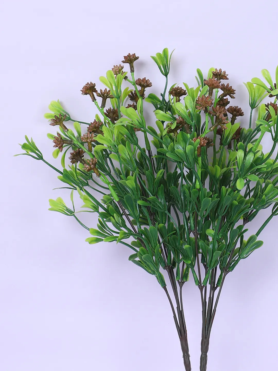 Artificial Green with Flower Bouquets for Wedding Floral Arrangement (40 cm Tall, Without Pot, Pack of 3)
