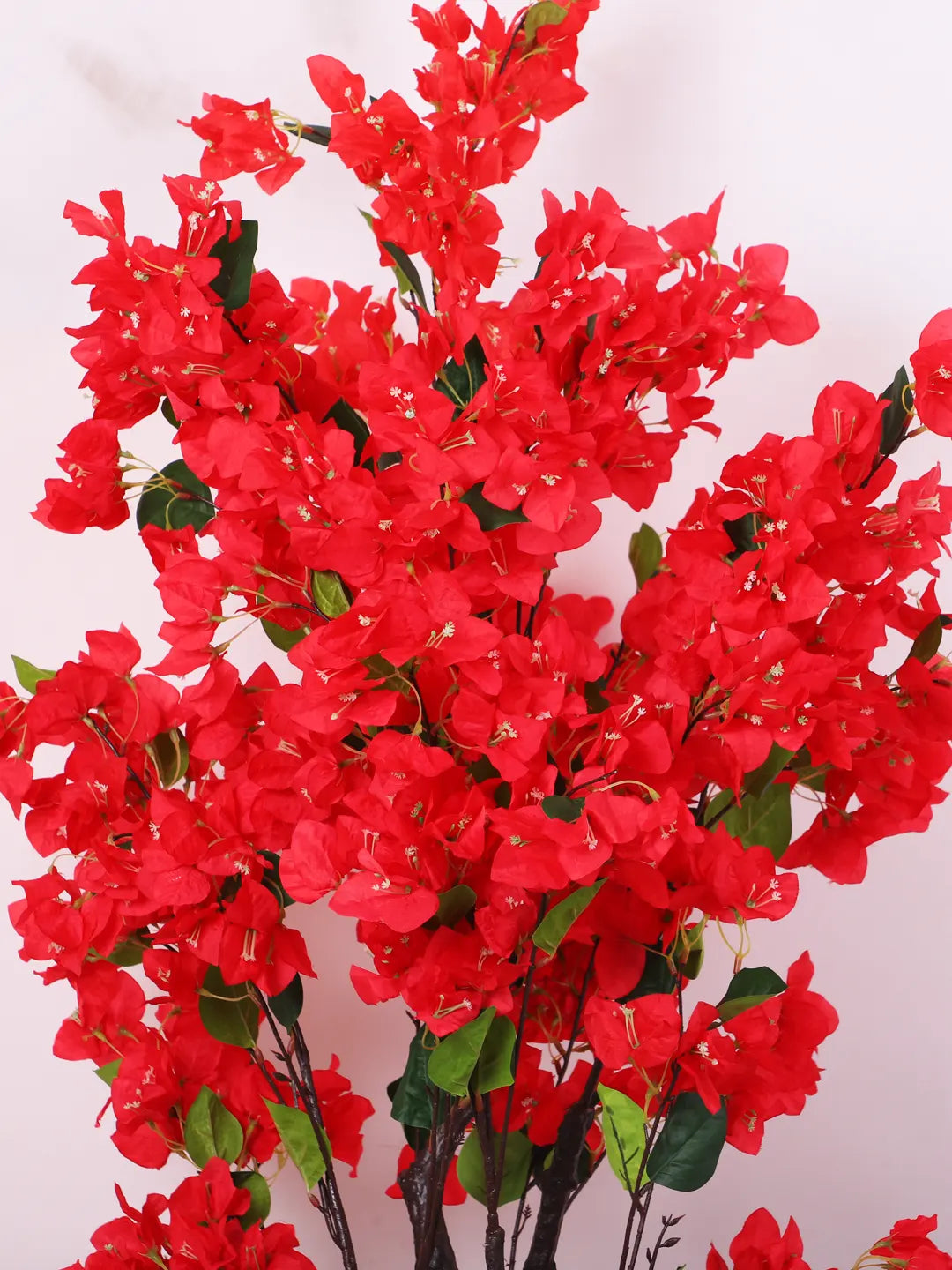 Artificial Bougainvillea Flowers Plants with Pot -170 cm Tall, Red
