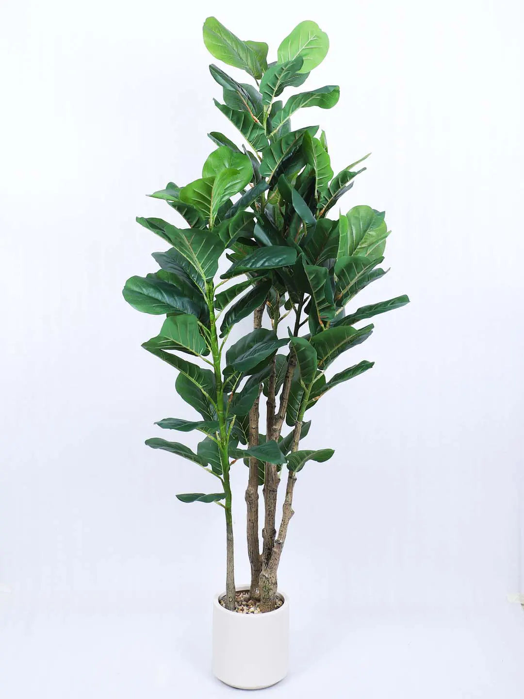 Artificial Evergreen Fiddle Leaf Fig Potted Plants Natural Faux Plants - 150 cm Tall