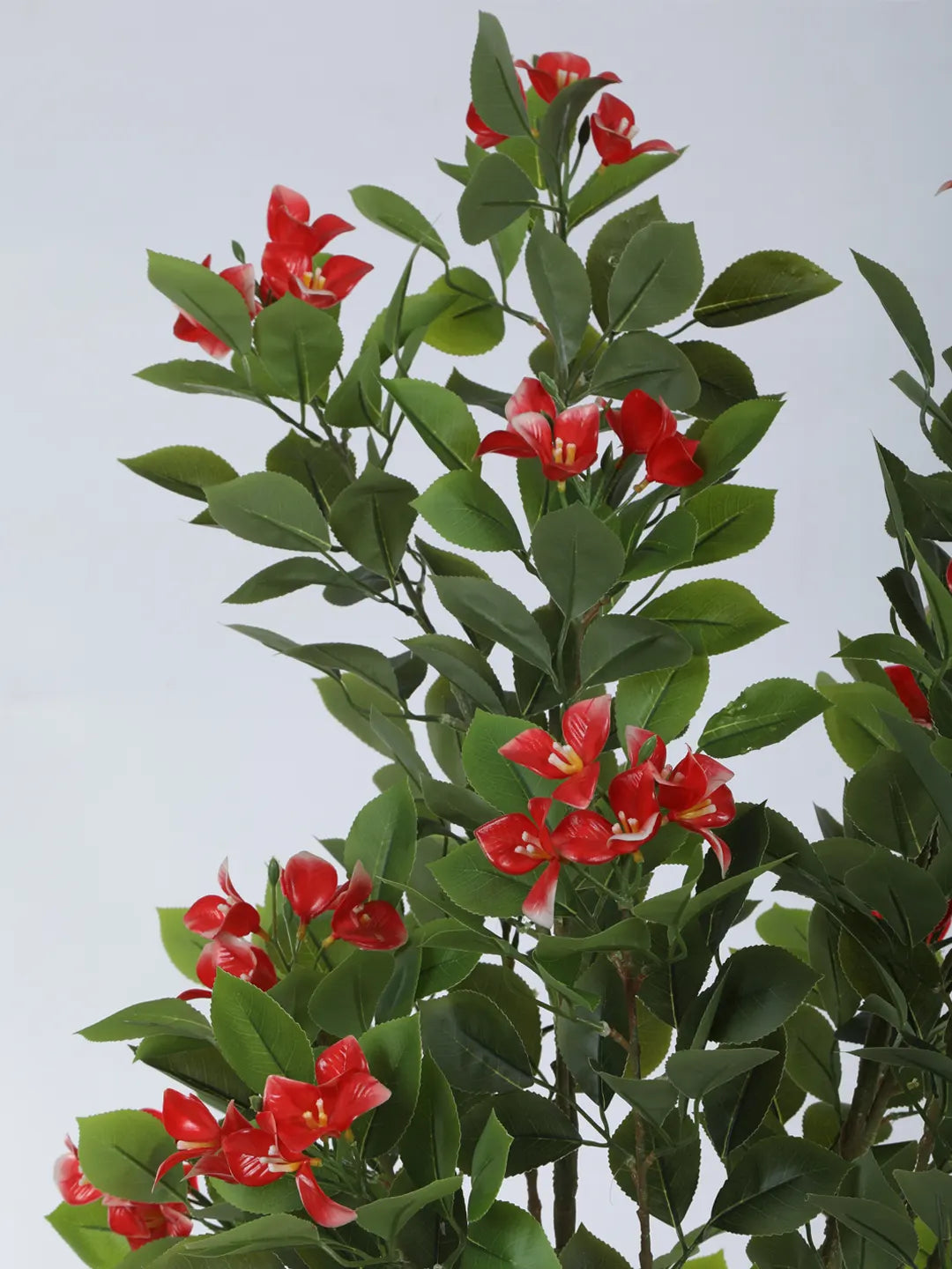 Artificial Bougainvillea Flowers Plants with Pot -180 cm Tall, Green/Red