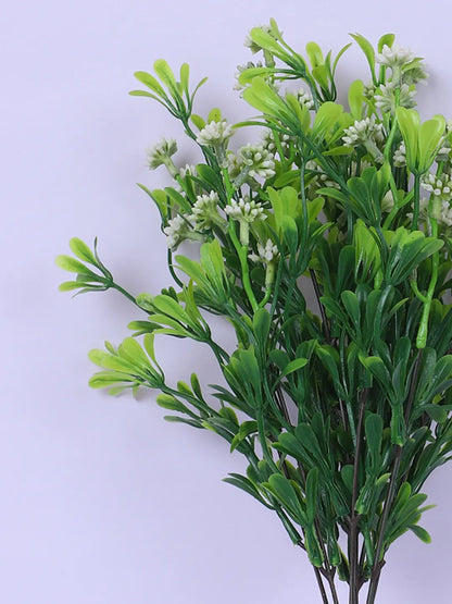 Artificial Green with Flower Bouquets for Wedding Floral Arrangement (40 cm Tall, Without Pot, Pack of 3)