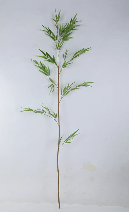 Artificial Evergreen Single Stick Bamboo Bliss Plant - 180 cm Tall, Green