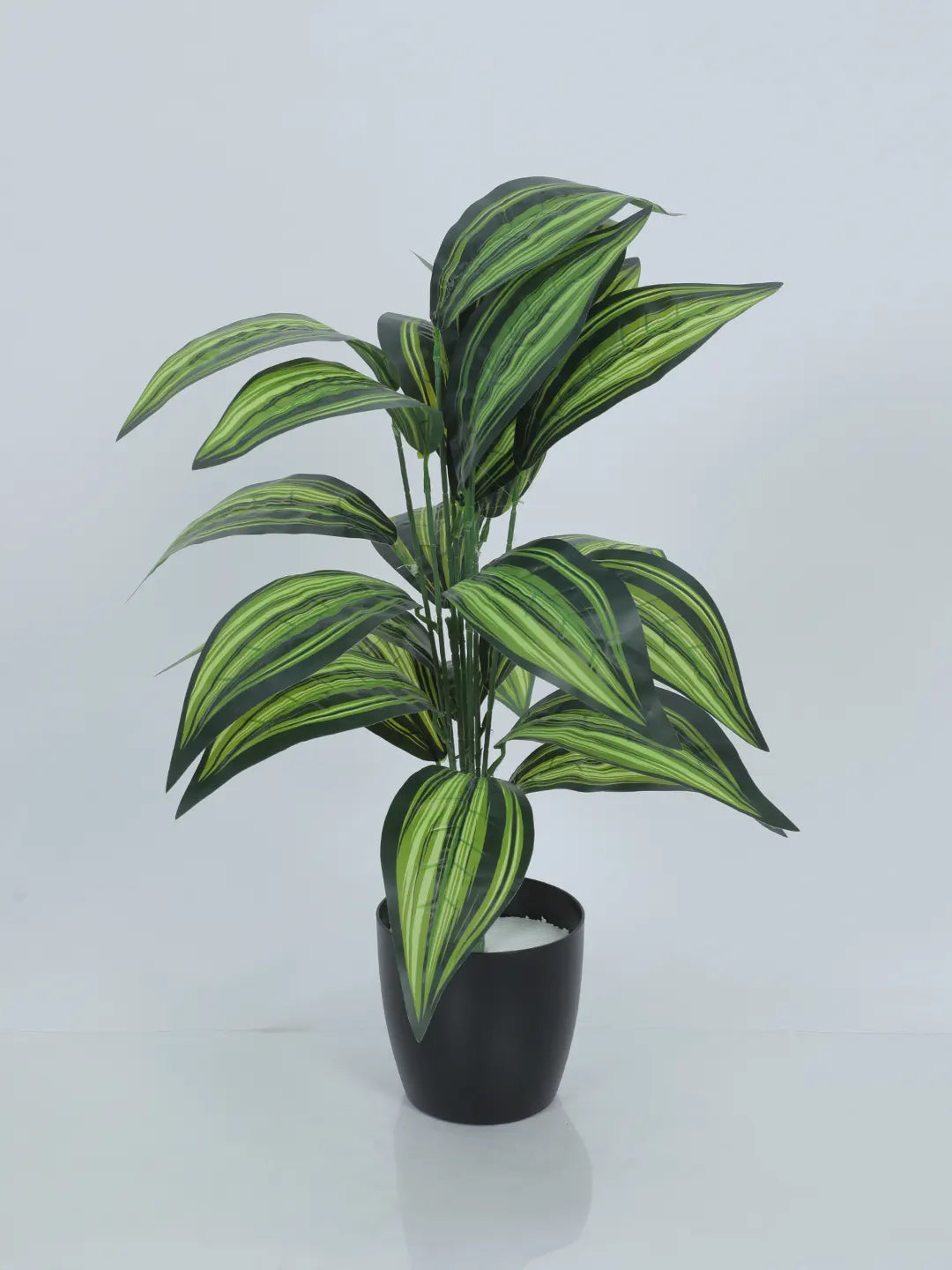 Artificial Green Dracaena Plants for Interior Decor/Home Decor/Office Decor|26 Leaves (with Pot, 70 cm Tall)