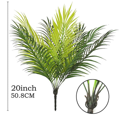 Artificial Areca Palm Plant 9 Leaves Palm Tree 50 cm Tall, Pack of 1