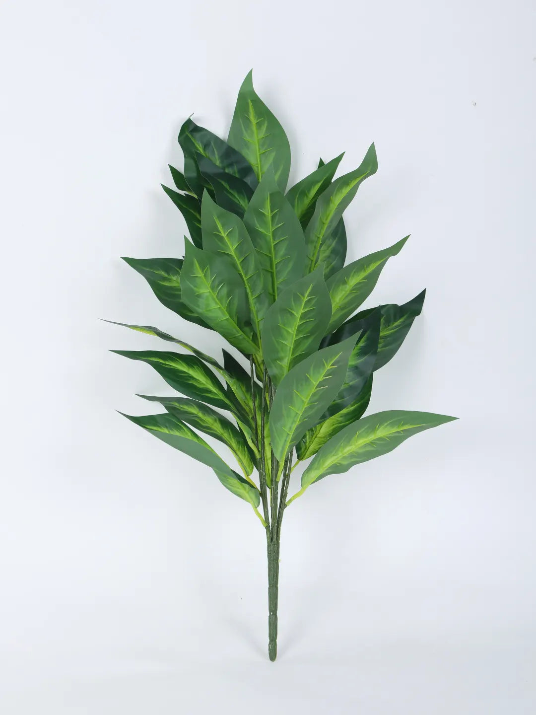 Artificial Green Dieffenbachia Plants for Interior Decor/Home Decor/Office Decor|26 Leaves (with Pot, 70 cm Tall)
