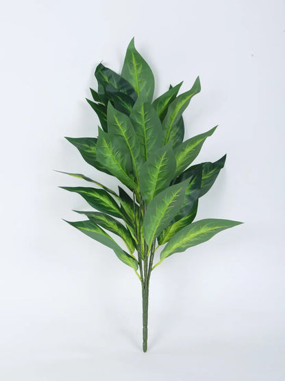 Artificial Green Dieffenbachia Plants for Interior Decor/Home Decor/Office Decor|26 Leaves (with Pot, 70 cm Tall)
