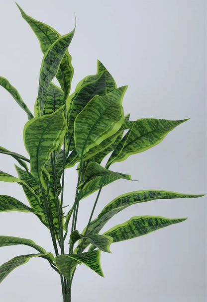 Artificial Green Snake Plants for Interior Decor/Home Decor/Office Decor|26 Leaves (with Pot, 70 cm Tall)
