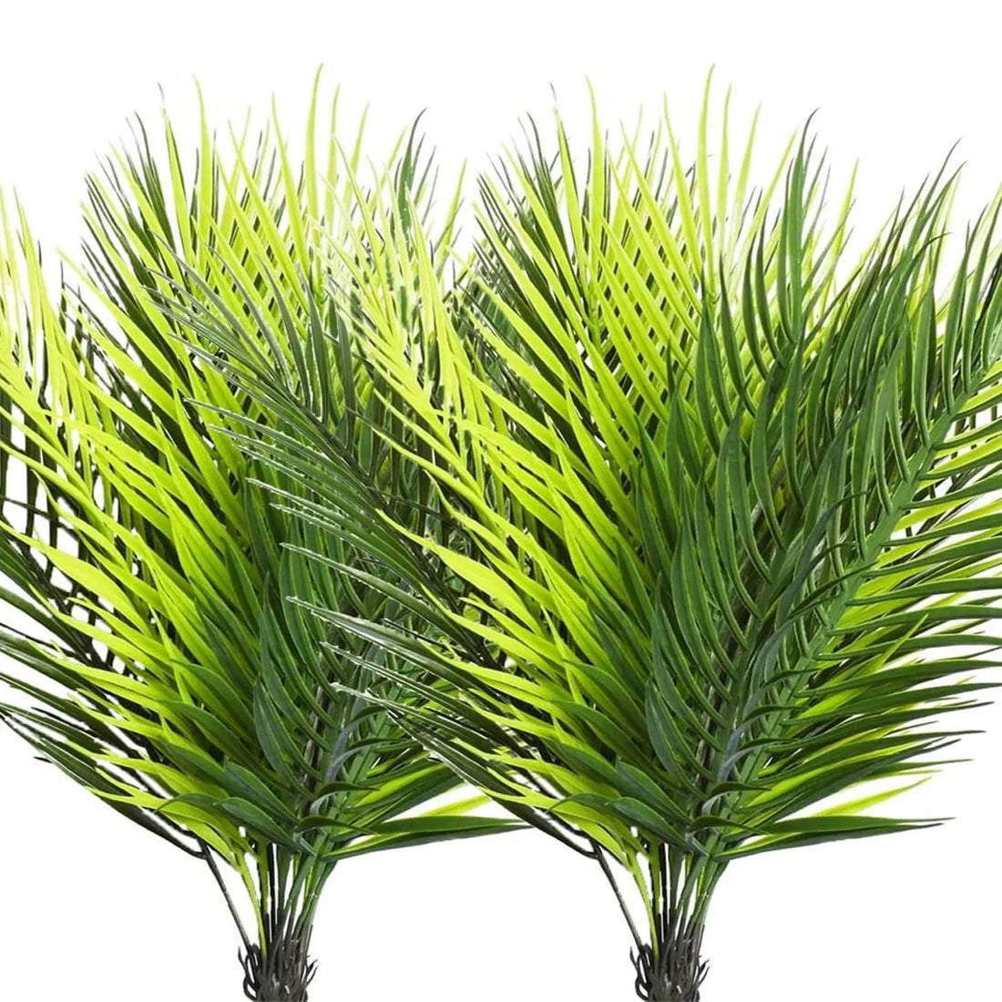 Artificial Areca Palm Plant 9 Leaves Palm Tree 50 cm Tall, Pack of 2
