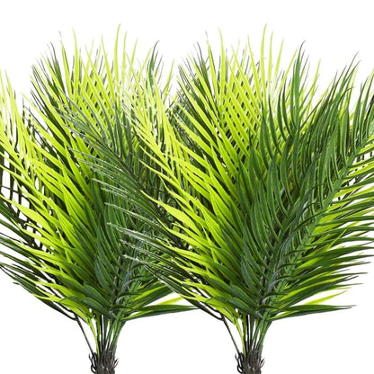 Artificial Areca Palm Plant 9 Leaves Palm Tree 50 cm Tall, Pack of 2