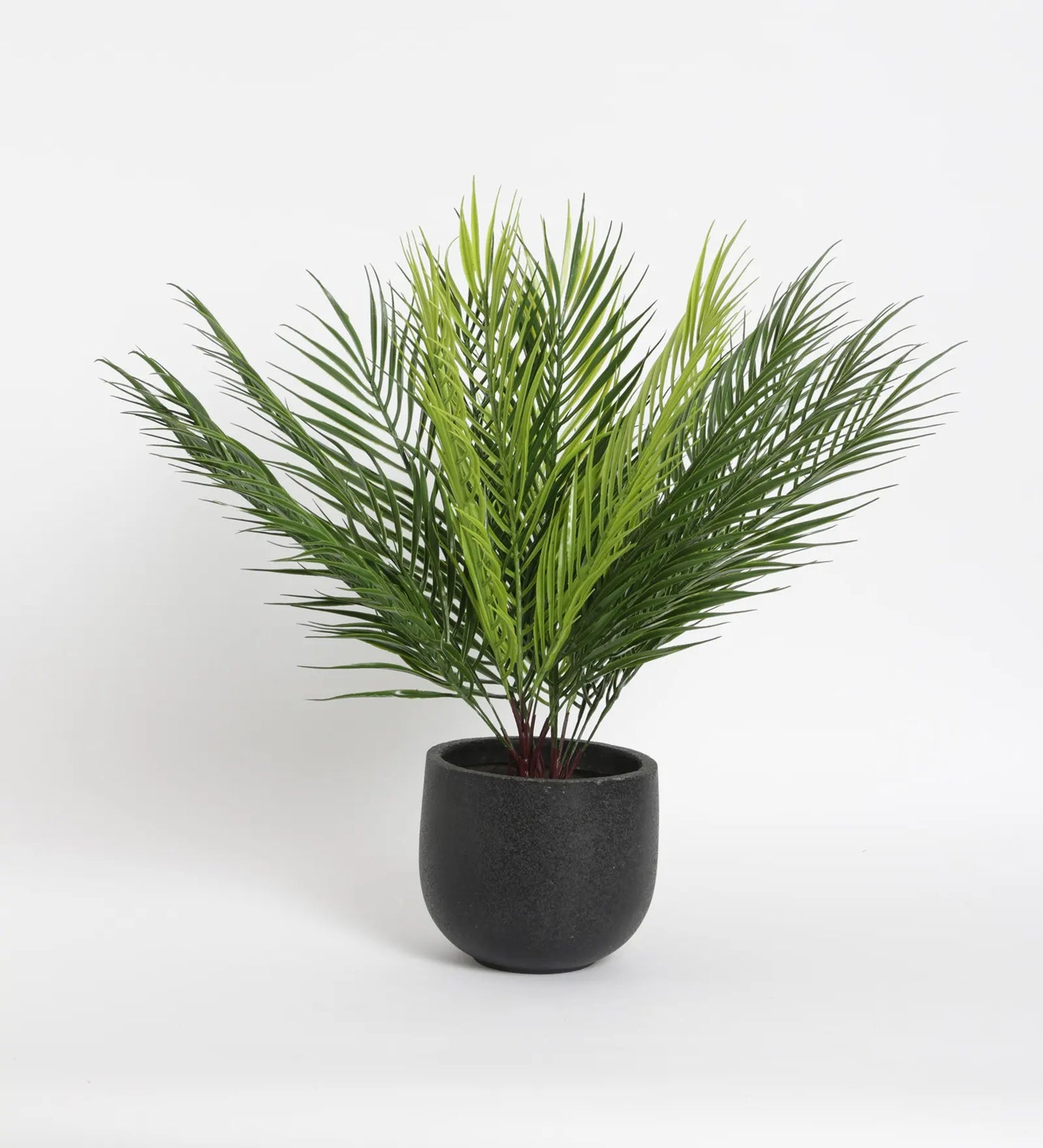 Artificial Areca Palm Plant 9 Leaves Palm Tree 50 cm Tall, Pack of 3
