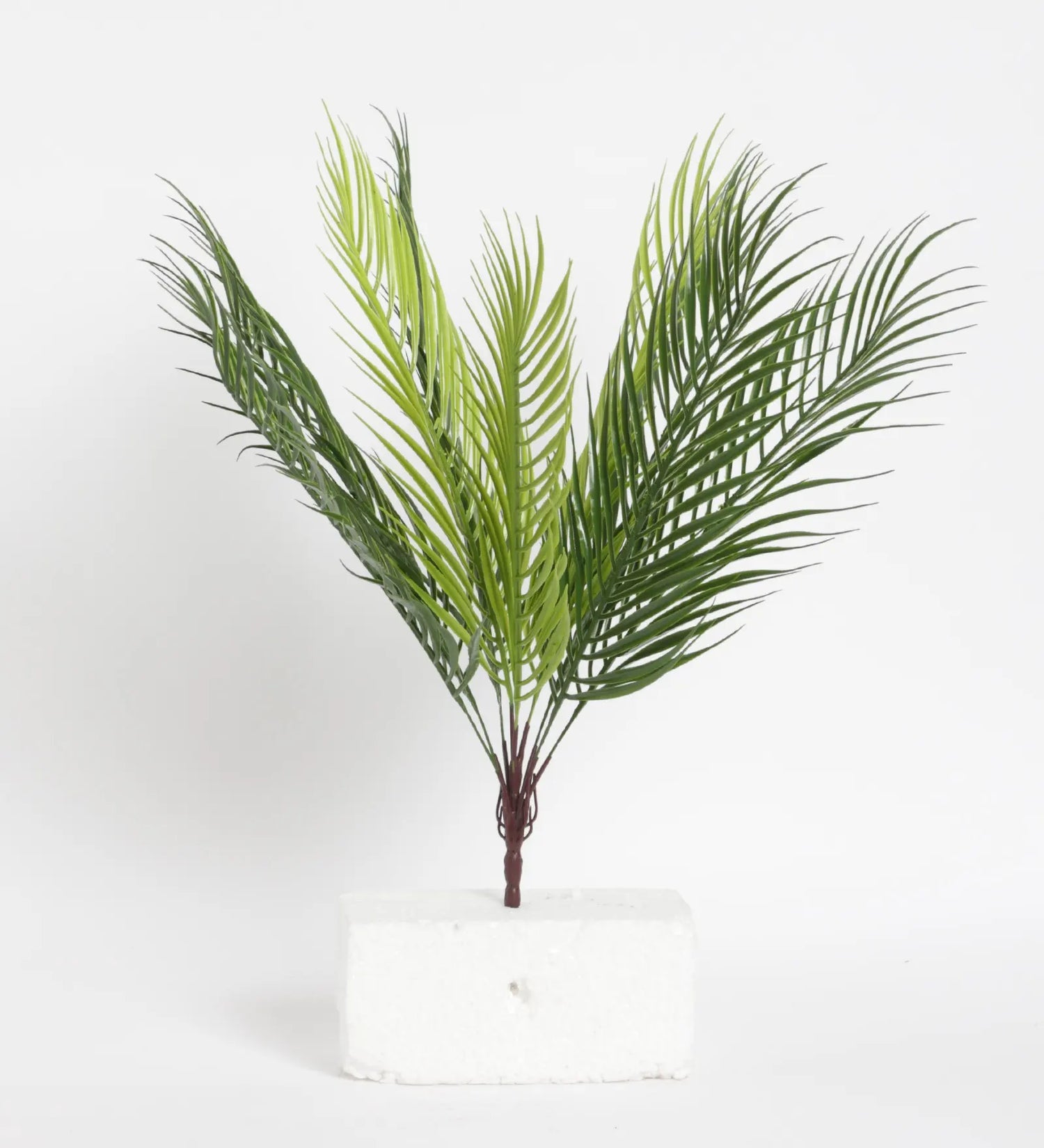 Artificial Areca Palm Plant 9 Leaves Palm Tree 50 cm Tall, Pack of 3
