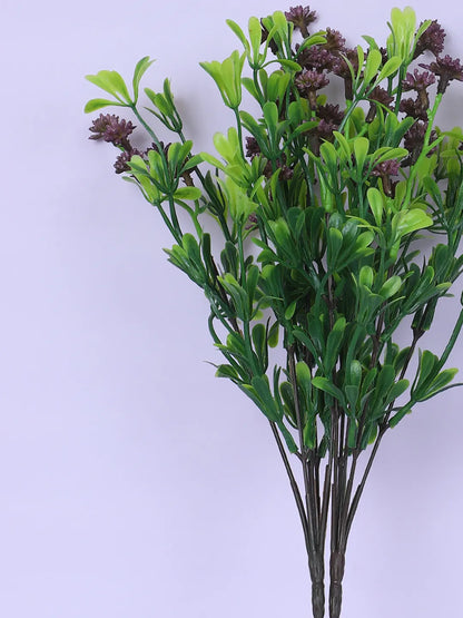 Artificial Green with Flower Bouquets for Wedding Floral Arrangement (40 cm Tall, Without Pot, Pack of 3)