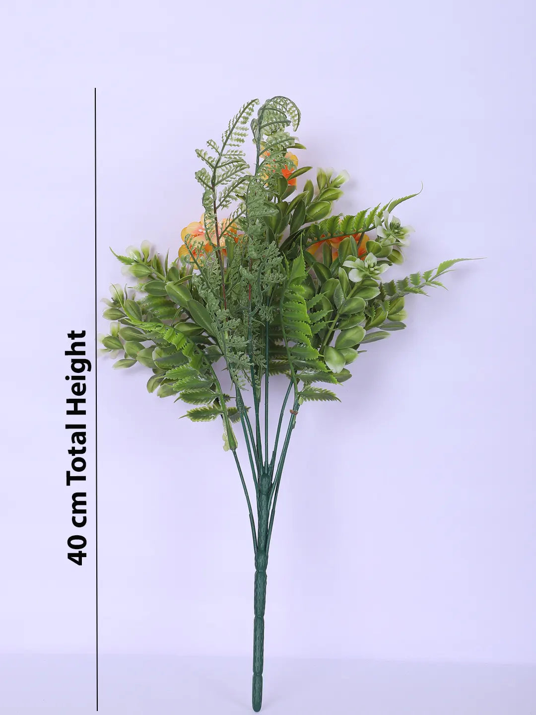 Artificial Green with Flower Bouquets for Wedding Floral Arrangement (40 cm Tall, Without Pot, Pack of 3)