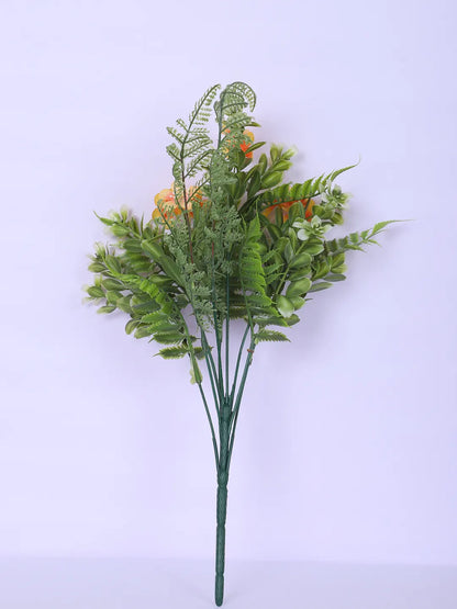 Artificial Green with Flower Bouquets for Wedding Floral Arrangement (40 cm Tall, Without Pot, Pack of 3)