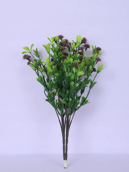 Artificial Green with Flower Bouquets for Wedding Floral Arrangement (40 cm Tall, Without Pot, Pack of 3)