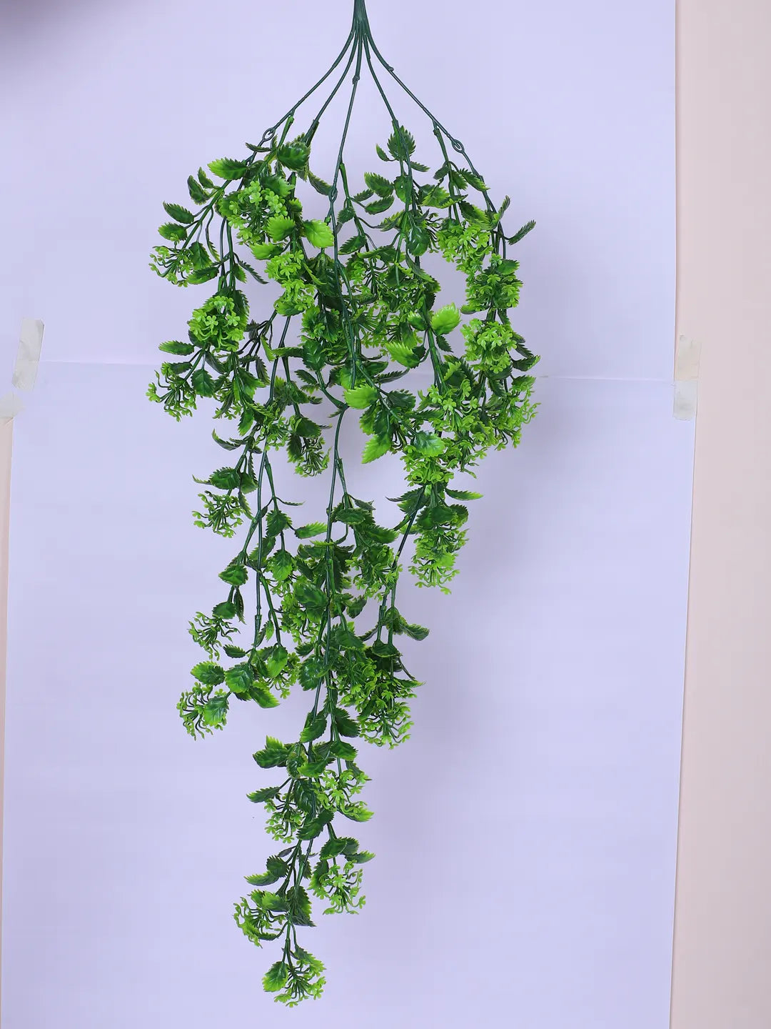 Artificial Hanging Green Creeper for Home, Wedding Décor (Pack of 2, 70 cm Tall, Green)