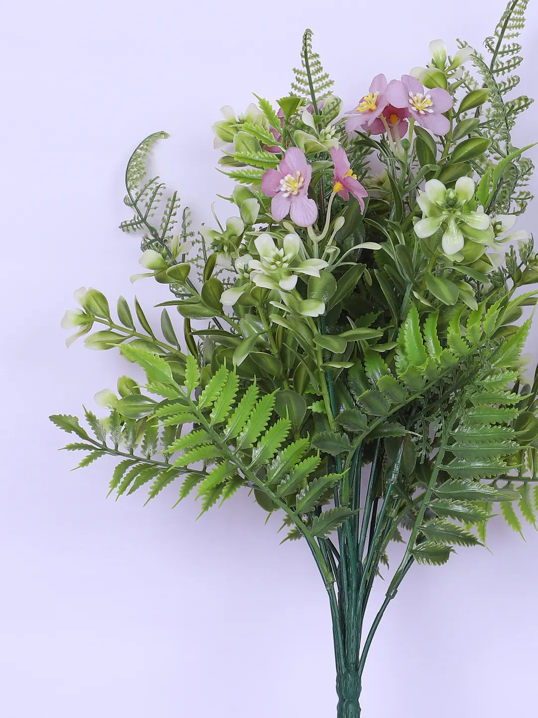 Artificial Green with Flower Bouquets for Wedding Floral Arrangement (40 cm Tall, Without Pot, Pack of 3)