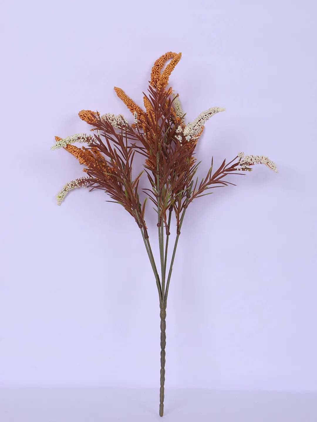 Artificial Hogla Flower for Vase Wedding Floral Arrangement (34 cm Tall, Without Pot, Pack of 3, Yellow)