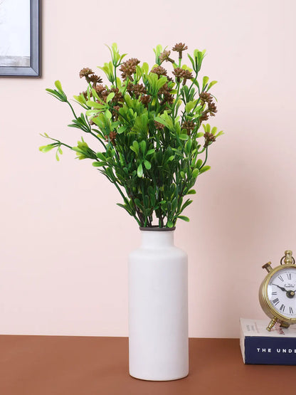 Artificial Green with Flower Bouquets for Wedding Floral Arrangement (40 cm Tall, Without Pot, Pack of 3)