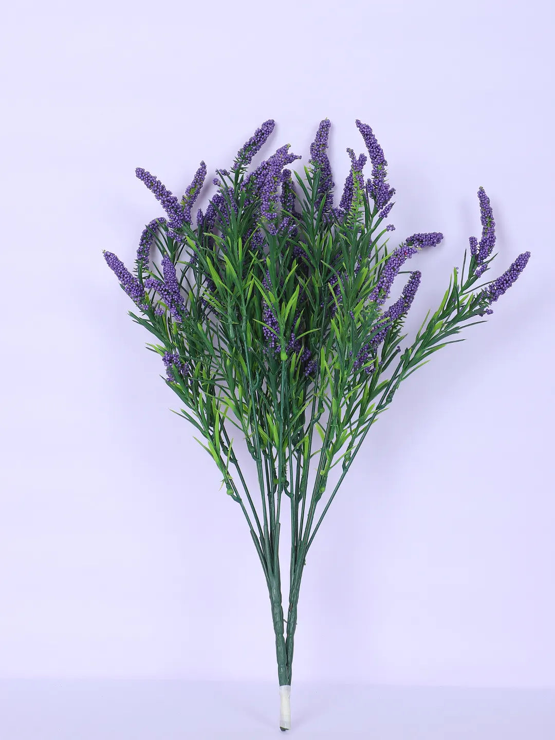 Artificial Hogla Flower for Vase Wedding Floral Arrangement (34 cm Tall, Pack of 3, Dark/Blue)