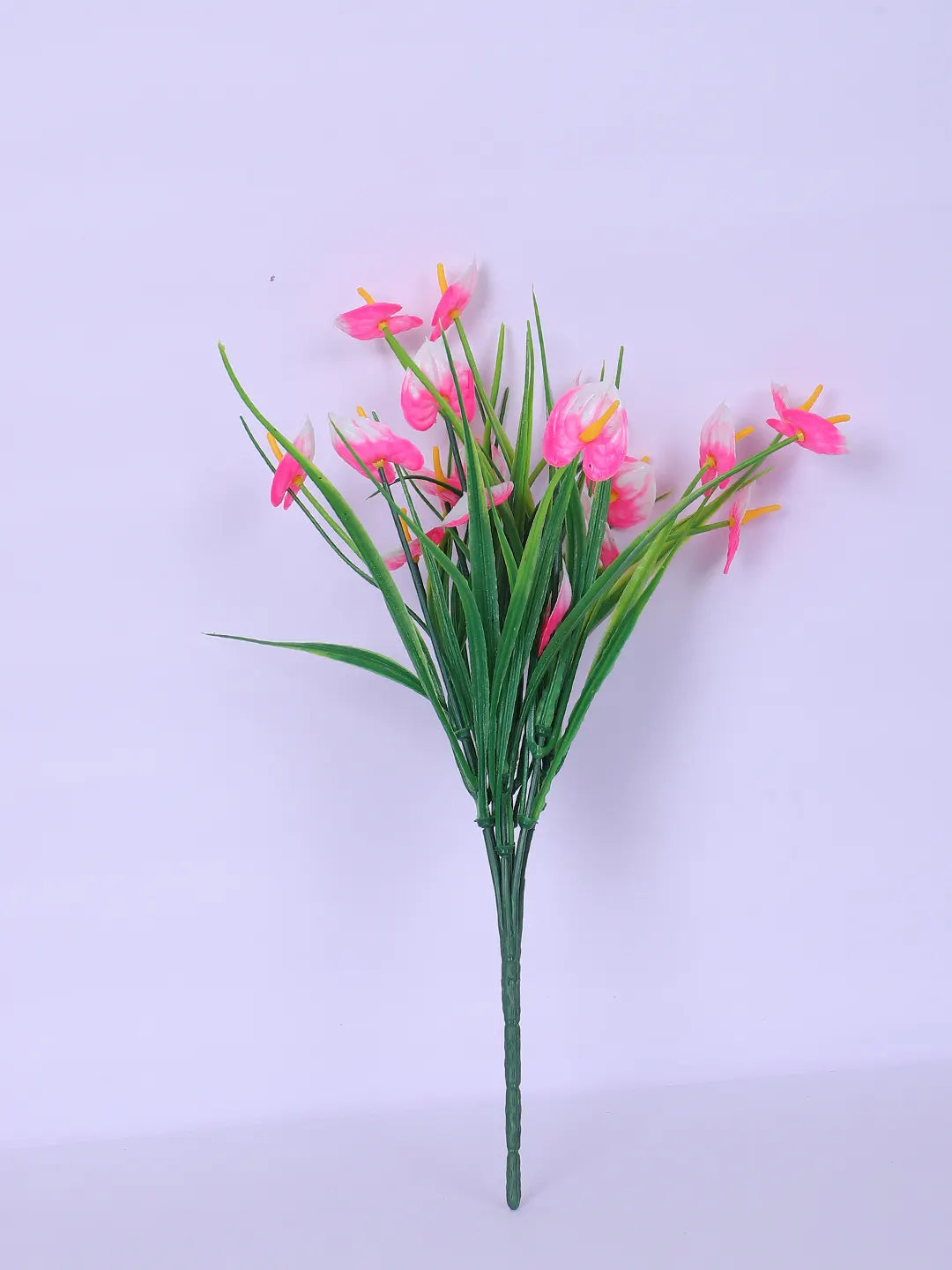 Artificial Calla Lily Flower Bouquets Wedding Floral Arrangement (30 cm Tall, Pack of 3, Pink)