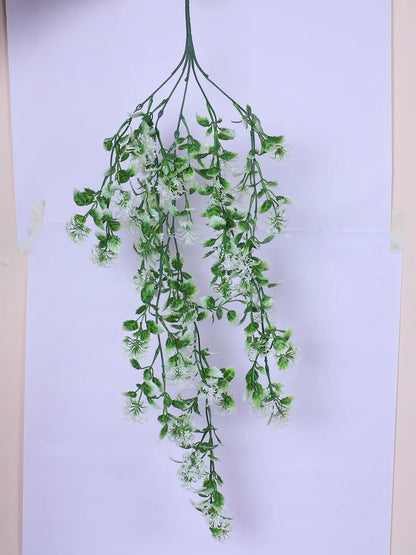 Artificial Hanging Green Creeper for Home, Wedding Décor (Pack of 2, 70 cm Tall, White)