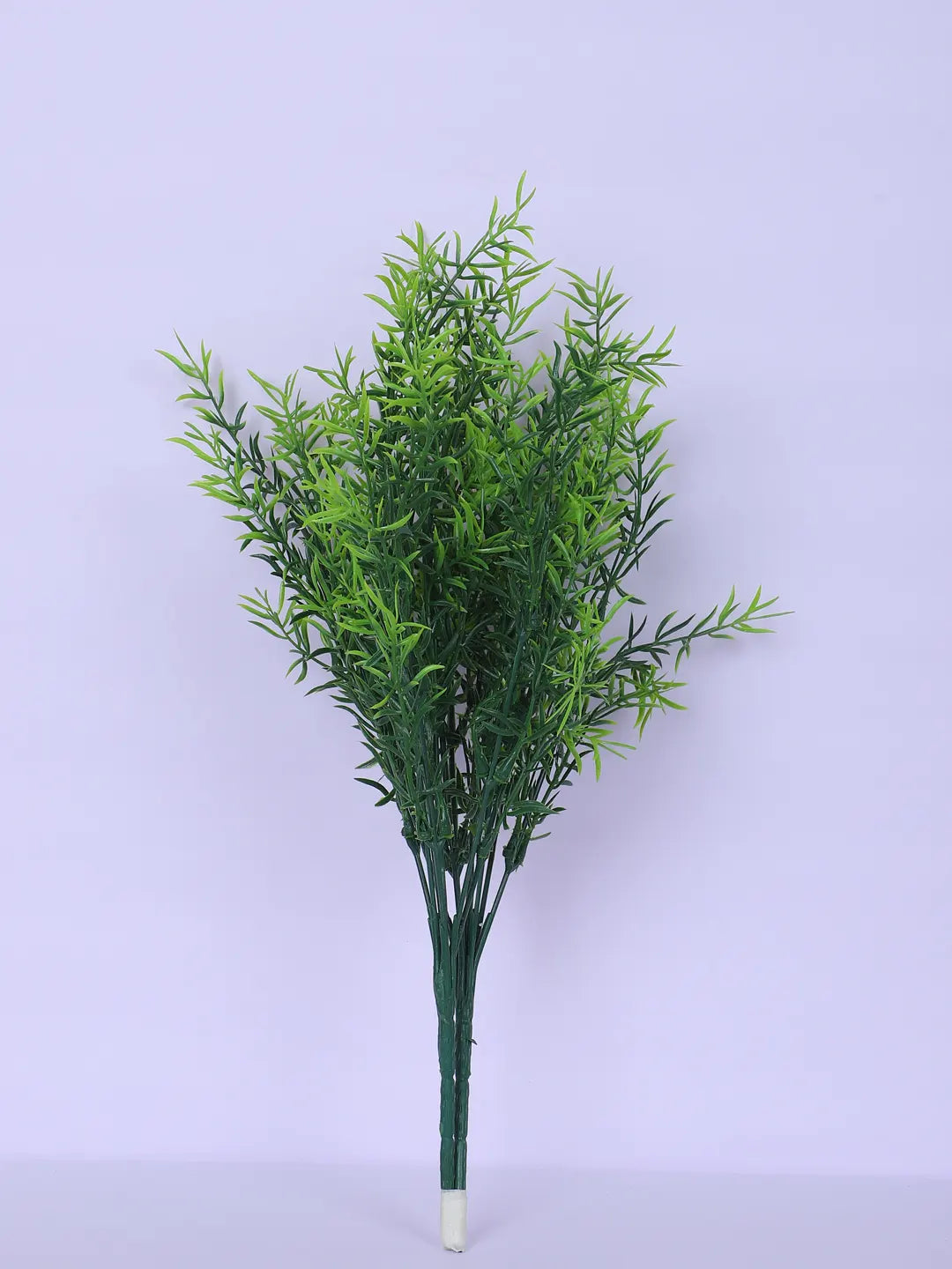 Artificial Bamboo Grass Bouquets For Wedding Floral Arrangement (30 cm Tall, Without Pot, Pack of 3, Green)