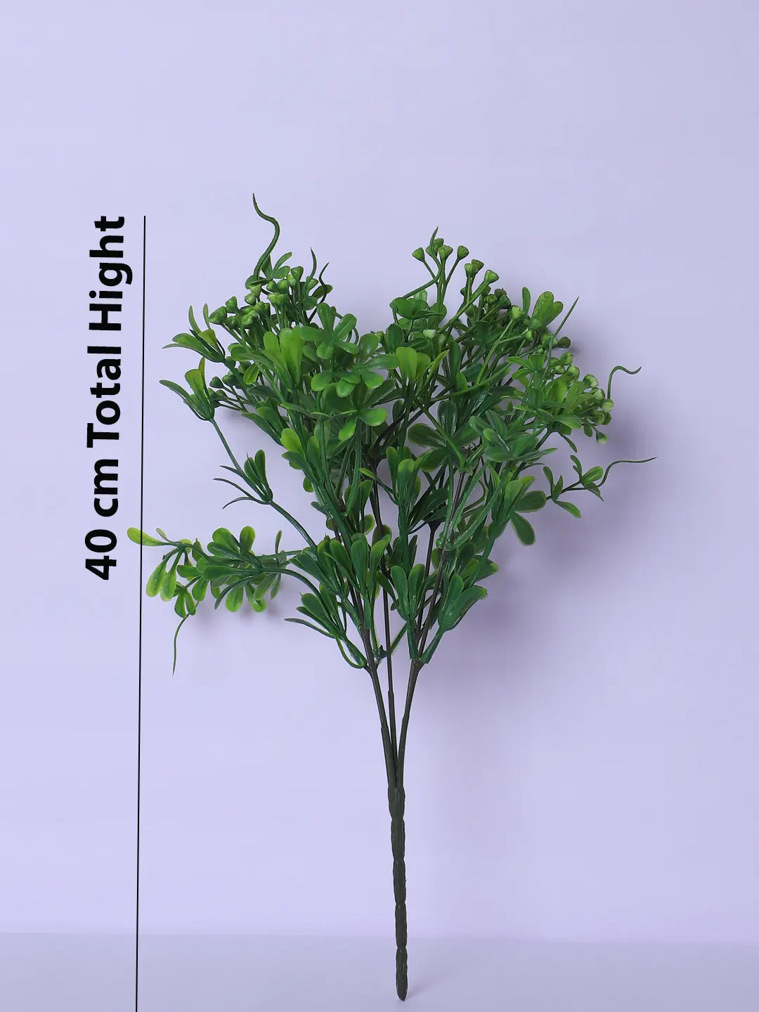 Artificial Green Bouquets for Wedding Floral Arrangement (40 cm Tall, Without Pot, Pack of 3, Multicolor)