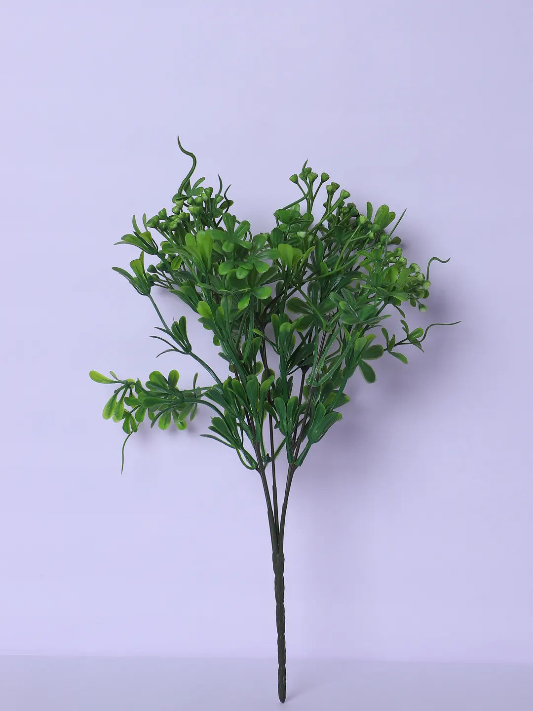 Artificial Green Bouquets for Wedding Floral Arrangement (40 cm Tall, Without Pot, Pack of 3, Multicolor)