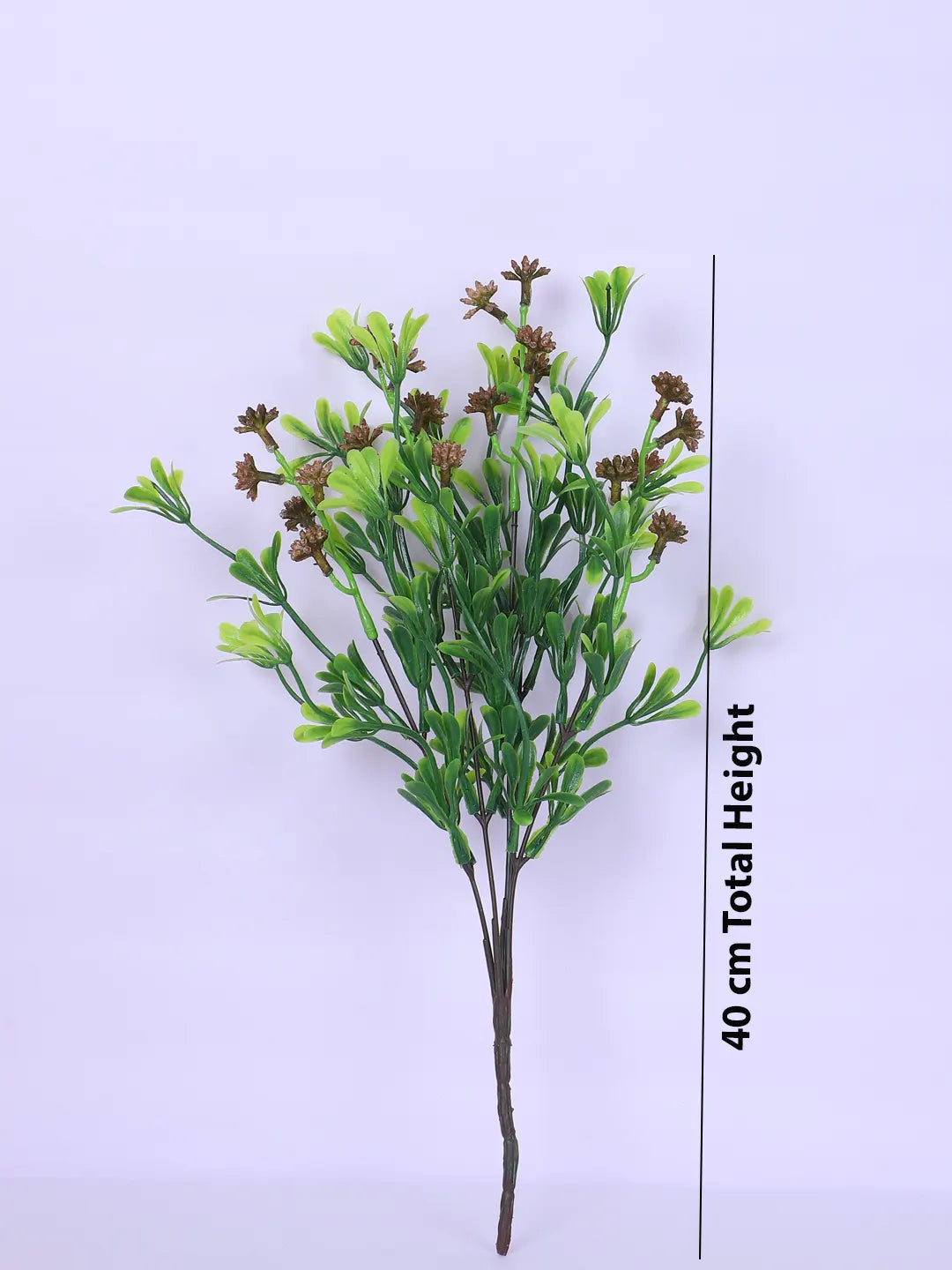 Artificial Green with Flower Bouquets for Wedding Floral Arrangement (40 cm Tall, Without Pot, Pack of 3)
