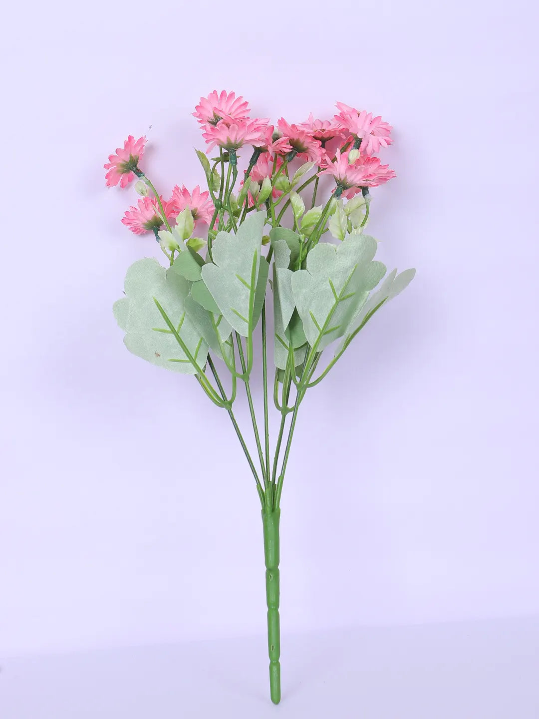 Artificial Daisy Flower Bouquets Wedding Floral Arrangement (32 cm Tall, Pack of 3, Dark/Pink)