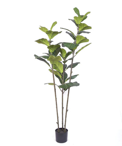Artificial Evergreen Fiddle Leaf Fig Potted Plants Natural Faux Plants - 150 cm Tall
