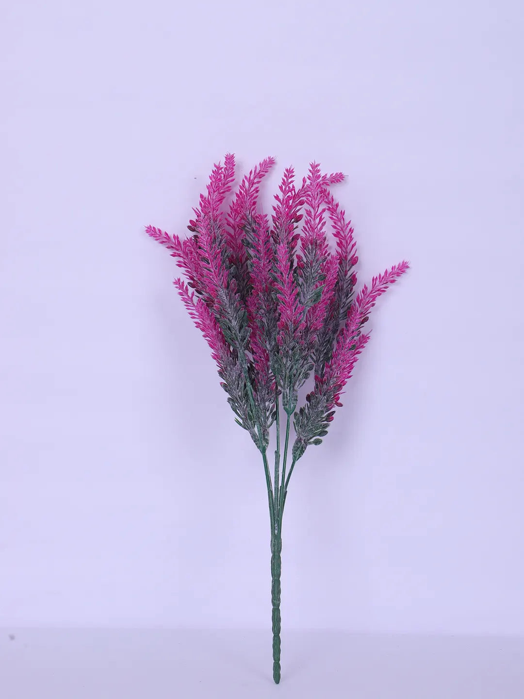 Artificial Lavender Flowers Faux Plants for Vase Pot Home Décor Wedding Kitchen Garden (Pack of 3, Purple)