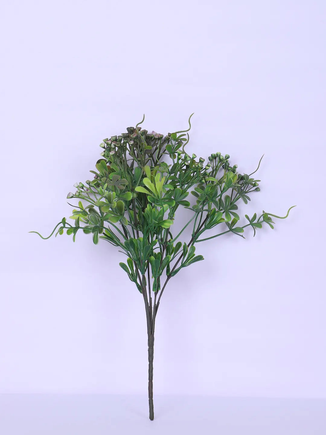 Artificial Green Bouquets for Wedding Floral Arrangement (40 cm Tall, Without Pot, Pack of 3, Multicolor)
