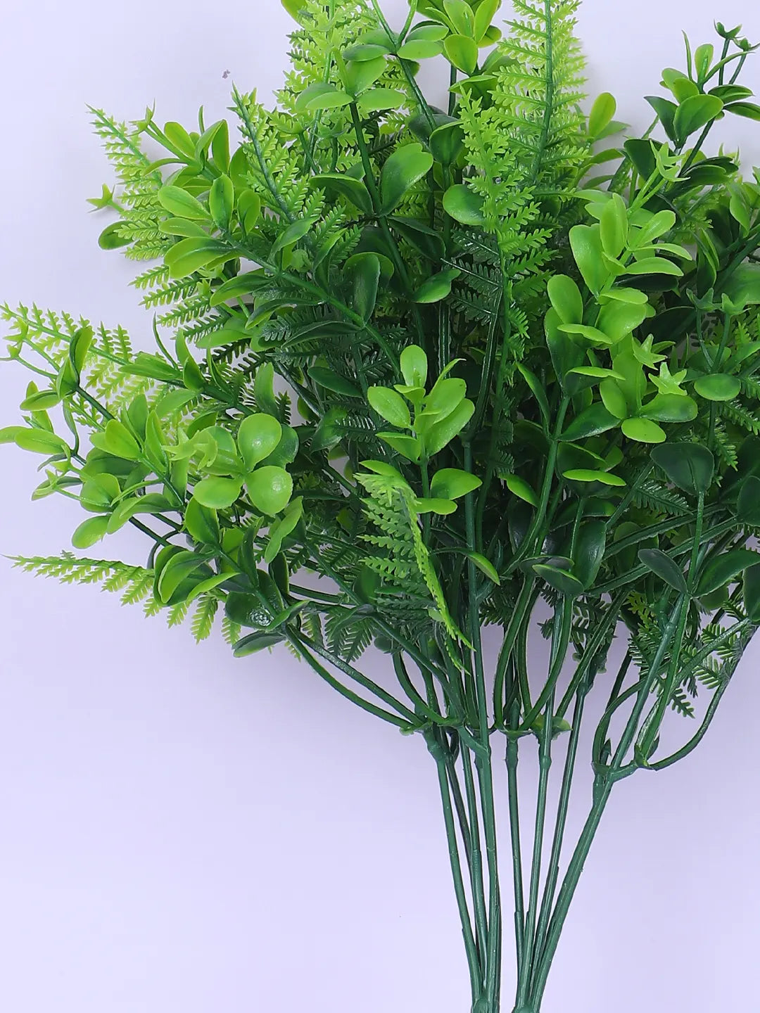 Artificial Green Eucalyptus Bouquets For Wedding Floral Arrangement (34 cm Tall, Pack of 3, Green)