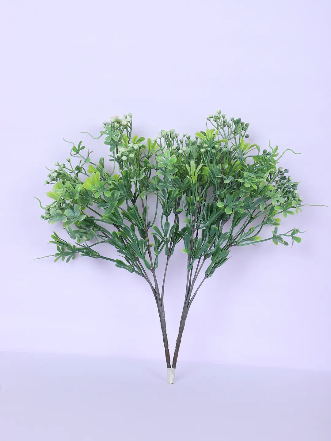 Artificial Green Bouquets for Wedding Floral Arrangement (40 cm Tall, Without Pot, Pack of 3, Multicolor)