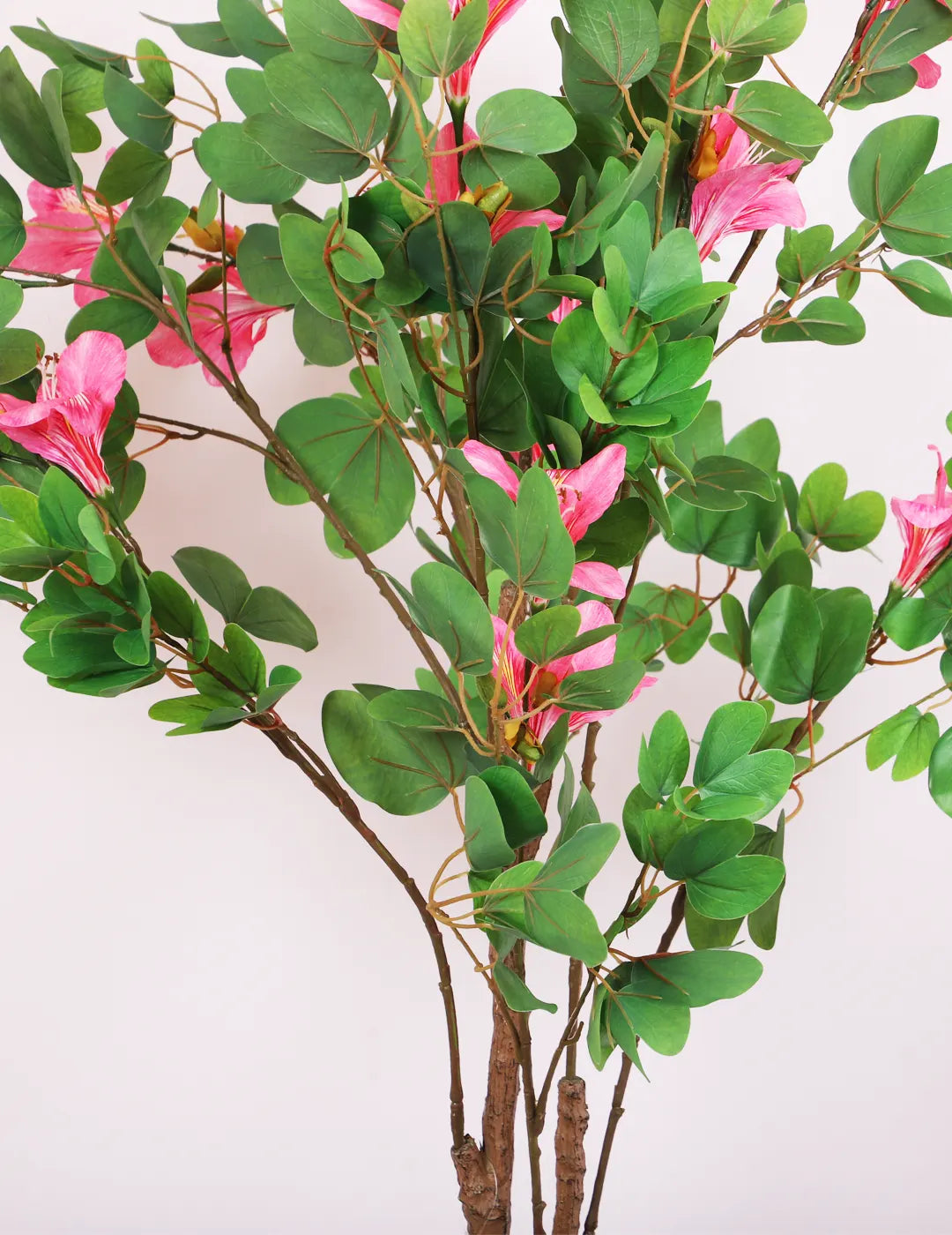 Artificial Bougainvillea Flowers Plants with Pot -160 cm Tall, Green/Pink