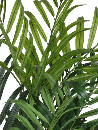 Artificial Phoenix Date Palm Tree with Basic Black Pot - 6 Feet